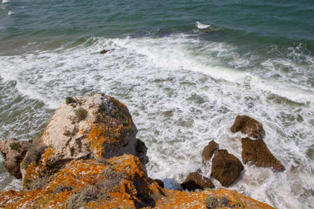 View from the cliff to the Indian ocean beautiful ocean view.の写真素材