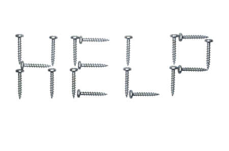 When work is often needed help.の写真素材