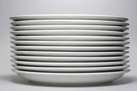 Dinner plates are in every household.の写真素材