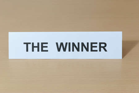 This is the place to sit at the "THE WINNER".の写真素材