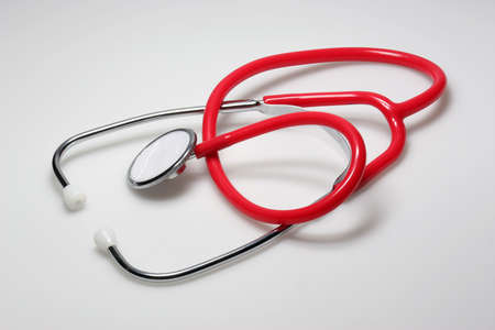 Doctors like to use for their investigations a stethoscope.の写真素材