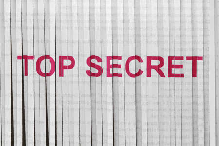 In order to keep secrets no longer require documents to be destroyed.の写真素材