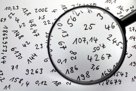 Numbers are an important part of our lives.の写真素材