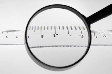 Rulers are required for precise drawing in school and at work.の写真素材