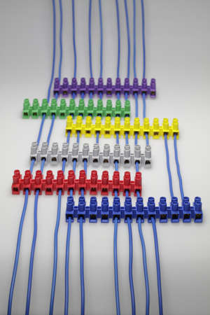 With terminals are connected any electrical cables.