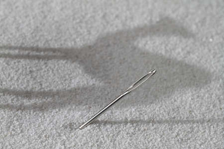 Pictorial implementation of the biblical text (Matthew 19.24): の写真素材