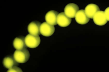 LEDs arranged circular in front of a dark background.