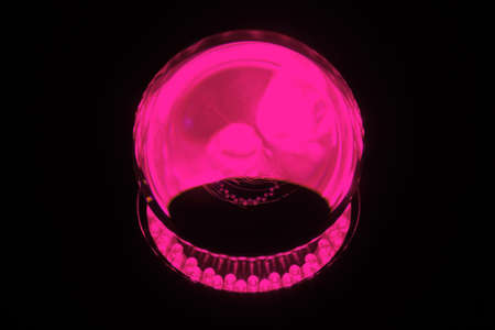 Through a crystal ball, you can see into the future 