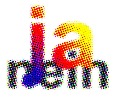 The words Yes and No are shown rasterized on a white background の写真素材