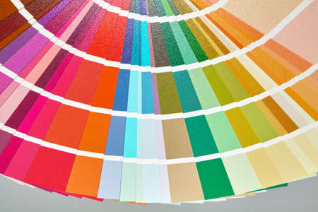 Colour guide for use in interior design and decoration.