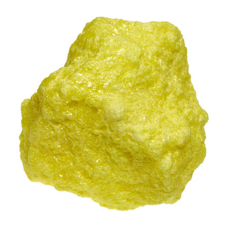The chemical element sulfur is in the periodic system in the sixth main group and has the period number 16th.の写真素材