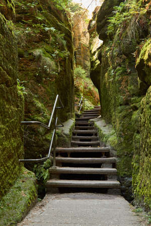 As Saxon Switzerland, the German part of the Elbe Sandstone Mountains in Saxony is called.