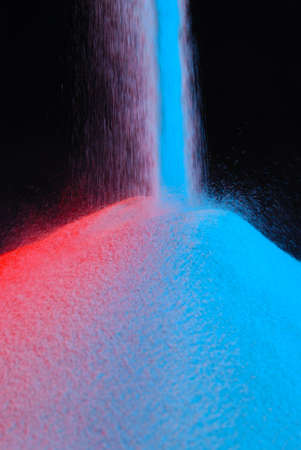 background made of dry sand strongly litの写真素材