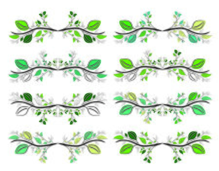Decorative floral element for design of invitations, Flyers, Banners or Posters Design.のイラスト素材