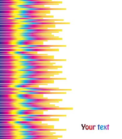Abstract of colorful stripes.のイラスト素材