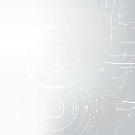 hi-tech shiny circuit backgroundのイラスト素材