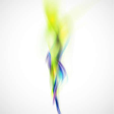 Abstract smooth colorful flow element vertical on white background, Vector illustration のイラスト素材