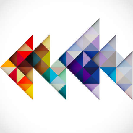 Abstract colorful modern polygon template, vector illustration