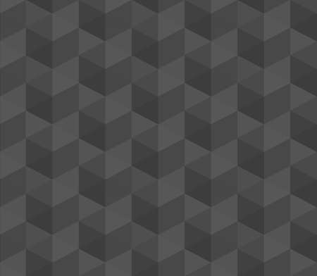 dark grey geometric seamless pattern background, vector backgroundのイラスト素材