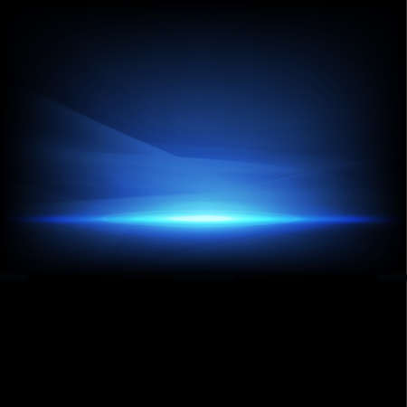 Abstract spark and flow light blue isolate on black backgroundのイラスト素材