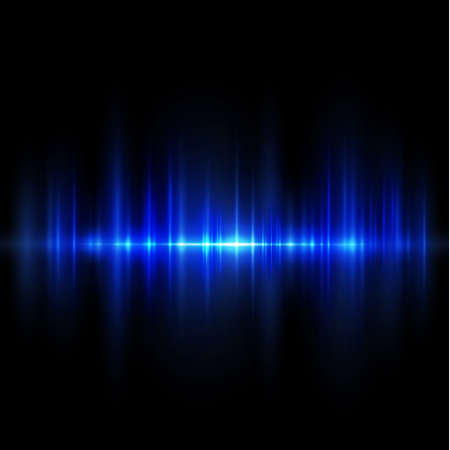 Abstract strips light blue isolate on black backgroundのイラスト素材