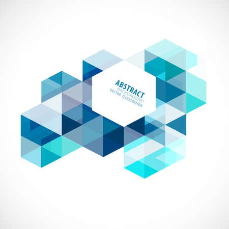 modern geometrical abstract background and space for text for business or technology concept presentation, Vector illustrationのイラスト素材