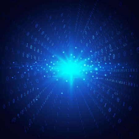 digital motion technology background, vector illustrationのイラスト素材