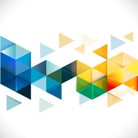 Abstract colorful geometric modern template for business or technology presentation, vector illustrationのイラスト素材
