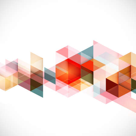 Abstract geometric modern template for business or technology presentation, vector illustrationのイラスト素材