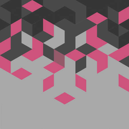 Abstract colorful retro geometric modern template for business or technology presentation and space for your text or subject, vector illustrationのイラスト素材