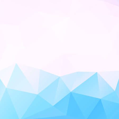 Low poly blue geometric background and space for your text, vector illustrationのイラスト素材