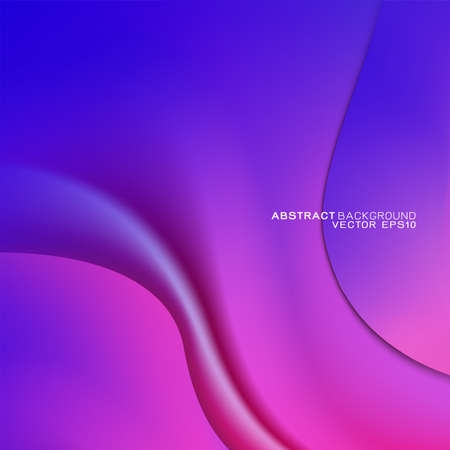 Abstract colorful curving and smooth flowのイラスト素材