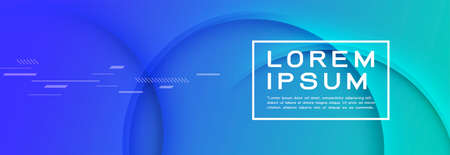 Colorful blue gradient background with dynamic curving shadow line effect. Abstract template and modern stylish texture for wallpaper, banner, card, book , landing page. Vector illuatrationのイラスト素材