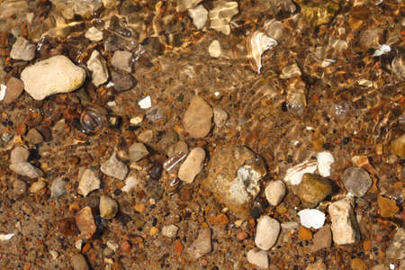 Sand background texture (underwater, river beach)