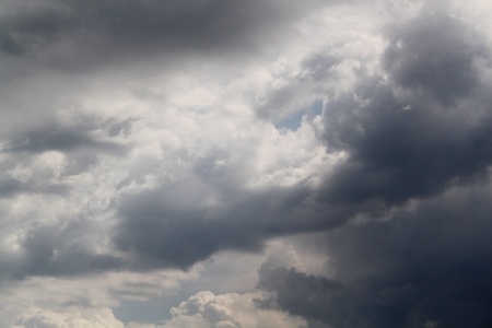 gloomy cloudsの写真素材