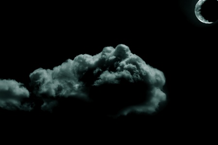 nihgt cloudsの写真素材