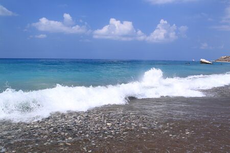 Beach near the Aphroditeの写真素材