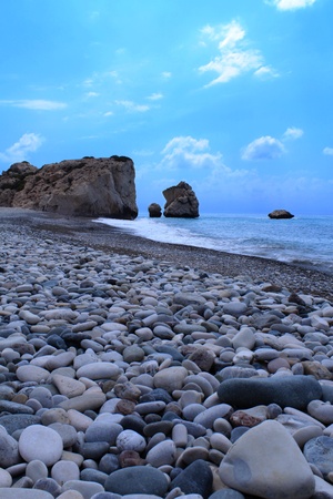 Beach near the Aphroditeの写真素材