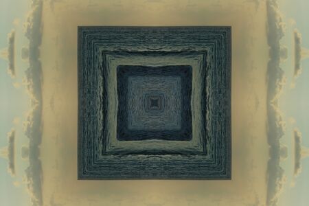 Square sea world. Abstract wallpaper