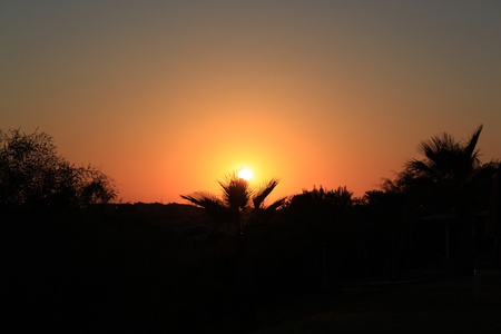 Sunset. Coastline of Cyprusの写真素材