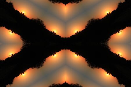 Tropical island. Abstract backgroundの写真素材