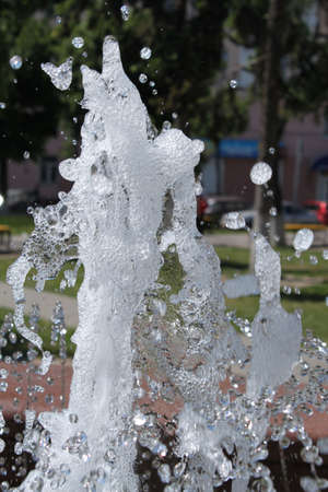 splashes, bubbling waterの写真素材