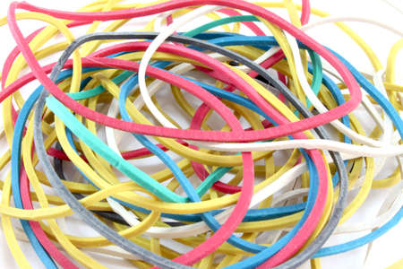 many different colored bands for money
