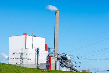 A power plant for the production of electricityの写真素材