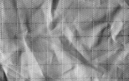 Linen fabric crumpled material without color texture background.