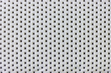 New soft white bath pillow texture background close up top view