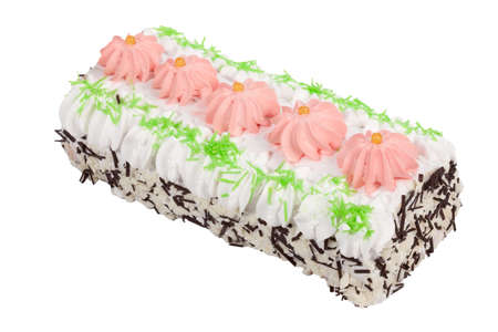 Cake on isolated backgroundの写真素材