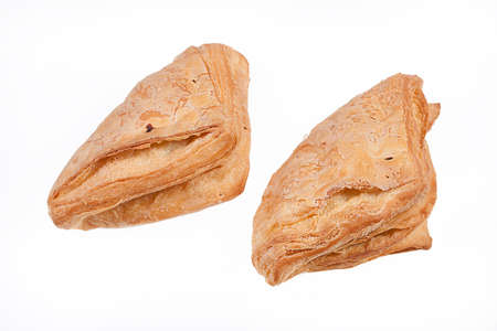 Pastry on isolated white backgroundの写真素材