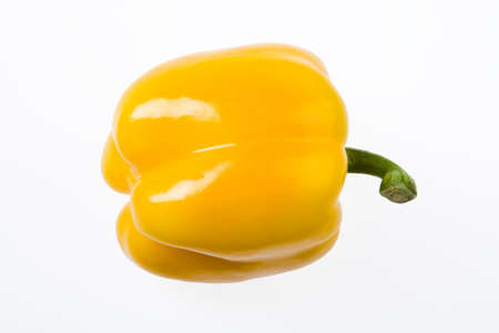 Isolated yellow pepperの写真素材