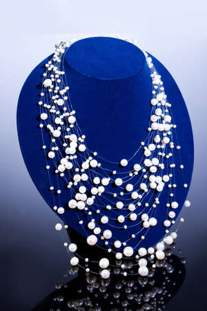 Beads, pearls, jewelryの写真素材